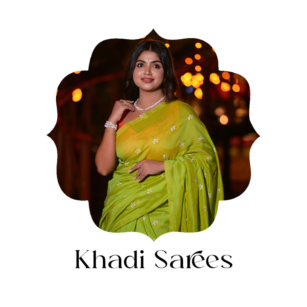 Khadi Sarees